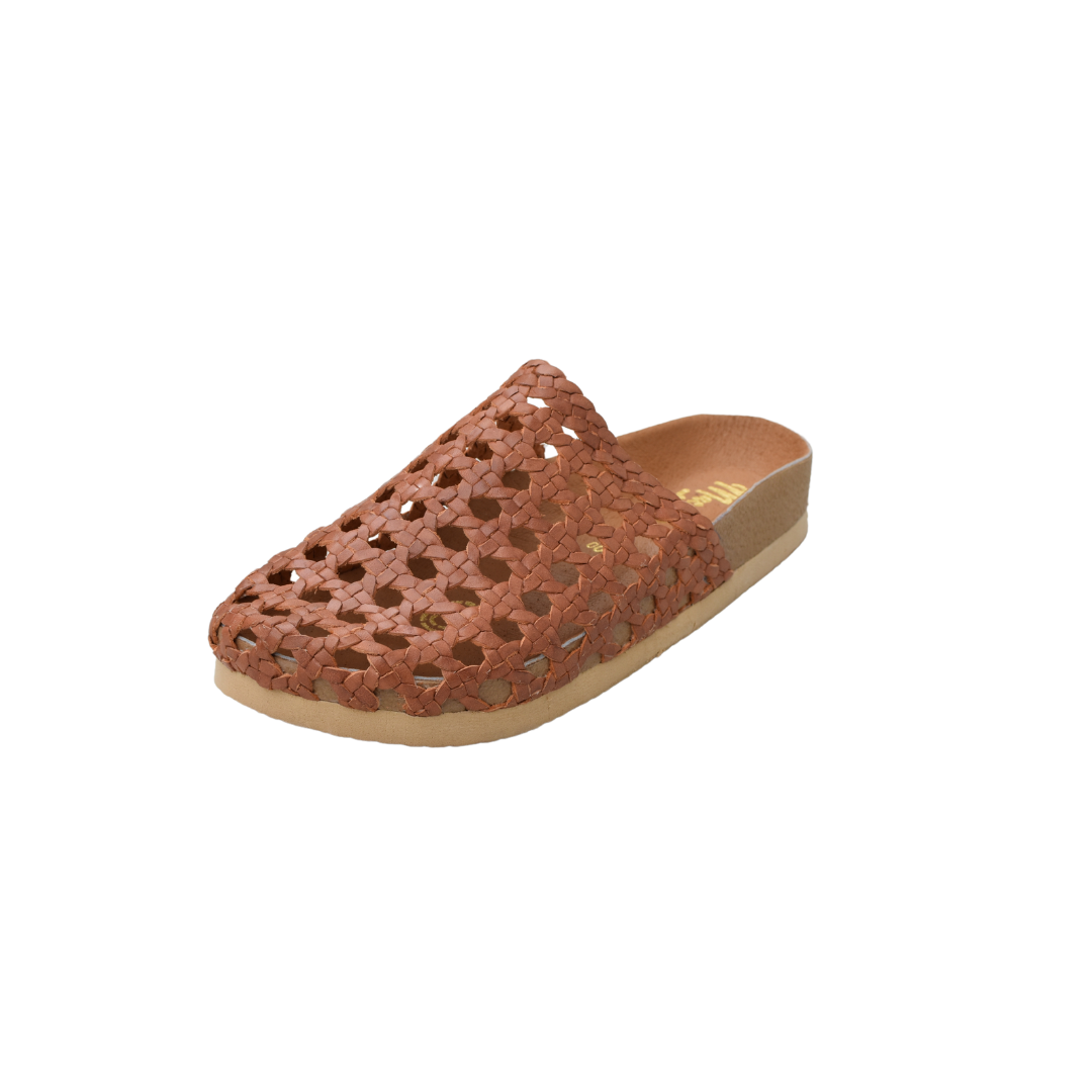 Macarena Collection Sandals women Huarache Sandal Colorful Leather Mexican Handcrafted Leather Woven Slides - Mexican Artisan Slip-On Shoes Style 004