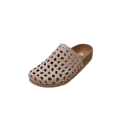 Macarena Collection Sandals women Huarache Sandal Colorful Leather Mexican Handcrafted Leather Woven Slides - Mexican Artisan Slip-On Shoes Style 004