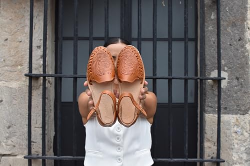 Macarena Collection Sandals women Huarache Sandal Colorful Leather Mexican Style 911 Ankle Strap