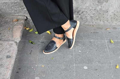 Macarena Collection Sandals women Huarache Sandal Colorful Leather Mexican Style 911 Ankle Strap