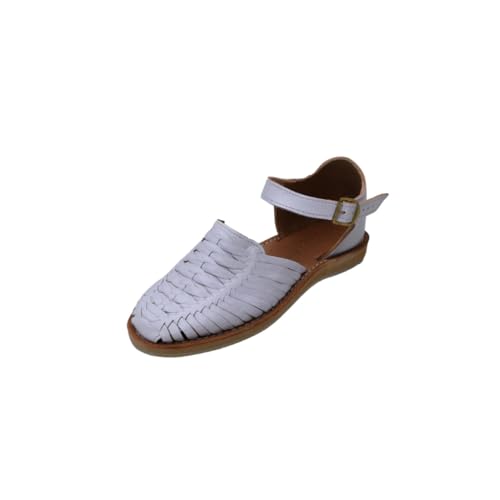 Macarena Collection-Sandals women Huarache Sandal Colorful Leather Mexican Style 3050 Ankle Strap