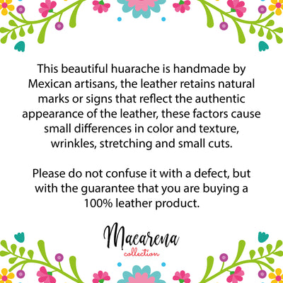 Macarena Collection Sandals women Huarache Sandal Colorful Leather Mexican Comfort Walking Handcrafted Leather Embroidered Flats - Mexican Artisan Design Maky
