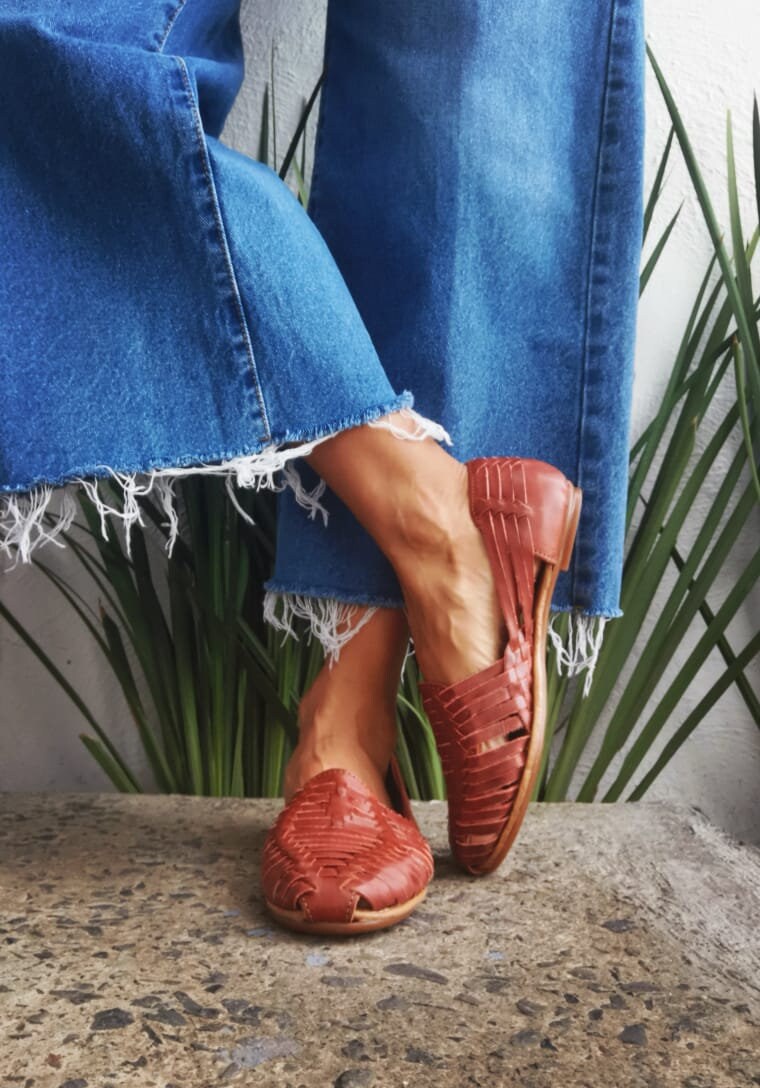 huaraches sandals colorful